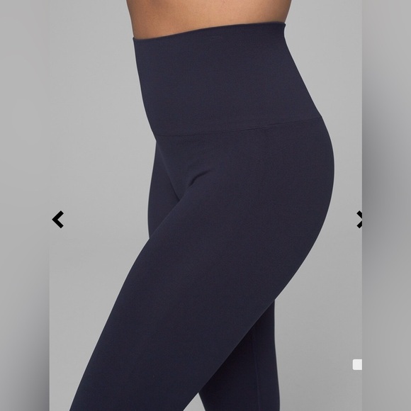 Soma Slimmingng High Wasted Cropped Legging Black Shapewear Size L Tummy Control - Picture 4 of 7